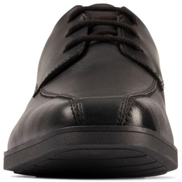 Clarks Boys School Shoe Scala Step Y Black - Donaghys