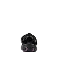 Clarks Girls School Shoe Sea Shimmer T Black Leather - Donaghys