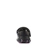 Clarks Girls School Shoe Sea Shimmer T Black Patent - Donaghys