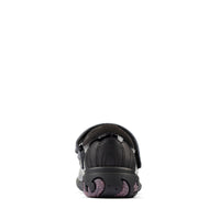 Clarks Girls School Shoe Sea Shimmer T Black Patent - Donaghys