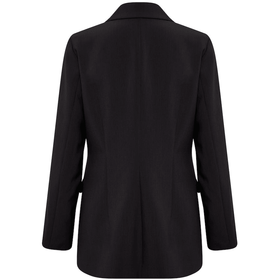 Long fitted outlet blazer