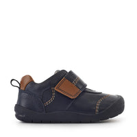 Startrite Boys Shoe Footprint Navy Leather - Donaghys