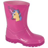 Stormwells Girls Wellie Boot Pink Sparkle - Donaghys