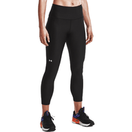 Under Armour HeatGear women's black hi-rise ankle leggings, sweat-wicking