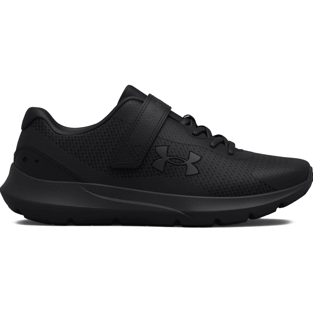 Under Armour Boys Trainer BPS Surge 3 AC Black - Donaghys