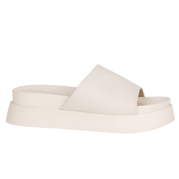 Slip on sandals on sale white