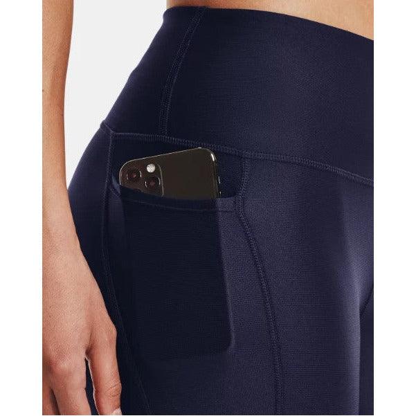 Under Armour Womens Hi-Rise Ankle Leg Midnight Navy - Donaghys