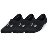 Under Armour Womens 3 Pairs Breathe Lite Short Socks Black - Donaghys