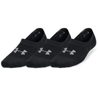 Under Armour Womens 3 Pairs Breathe Lite Short Socks Black - Donaghys
