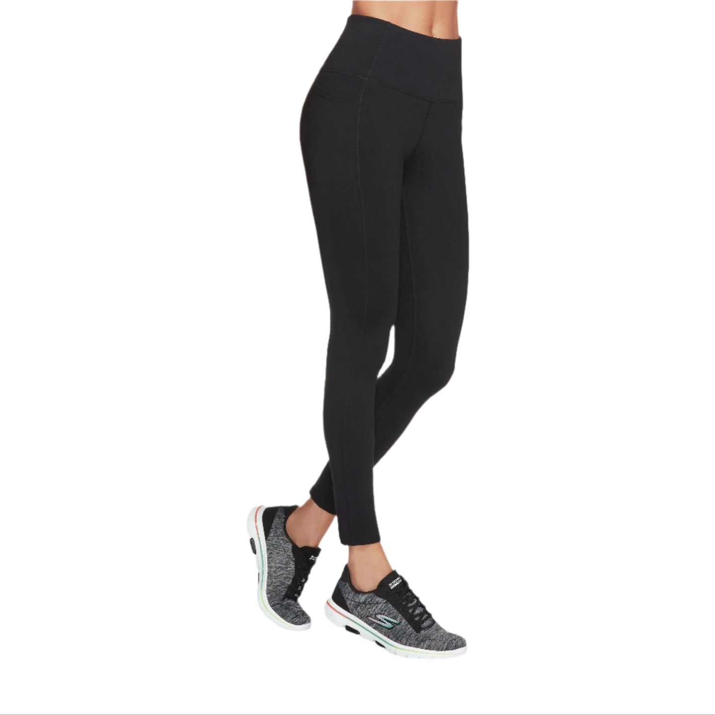 Skechers Womens Go Walk High Waisted Leggings Black - Donaghys