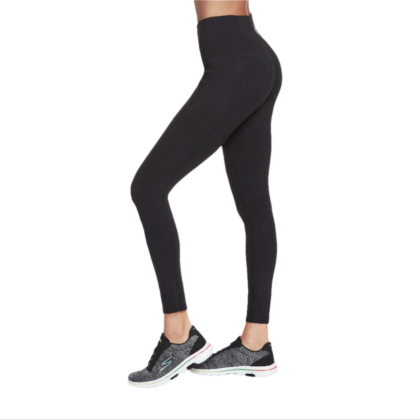 Skechers Womens Go Walk High Waisted Leggings Black - Donaghys